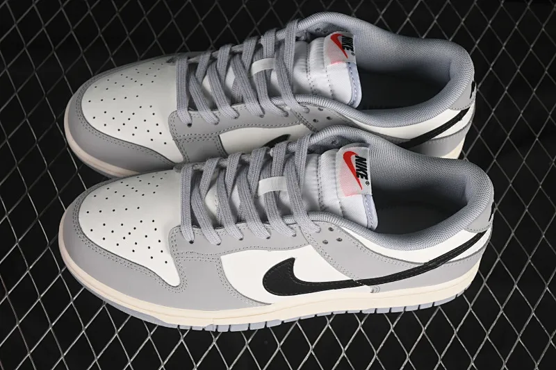 All categories Nk SB Dunk series Nk SB Dunk Low low-top sneakers Nike SB Dunk Low white, black and gray low-top casual sneakers IB3079-101